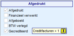 FacturenUIT - Crediteren detailscherm verwijzing