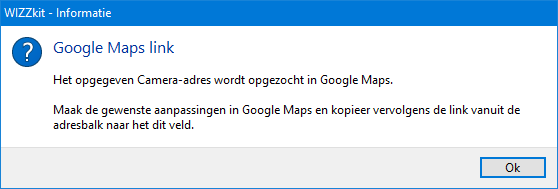 Werkinstructie - Camera toevoegen - Google Maps melding