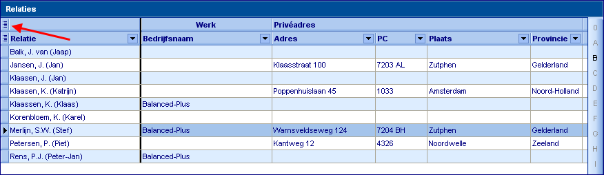 Overzicht - veldselectie1