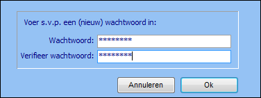 Wachtwoord invoeren
