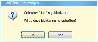 Gebruiker deblokkeren 1