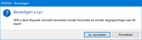 Meldkamer Controle - Versneld verwerken bevestigen