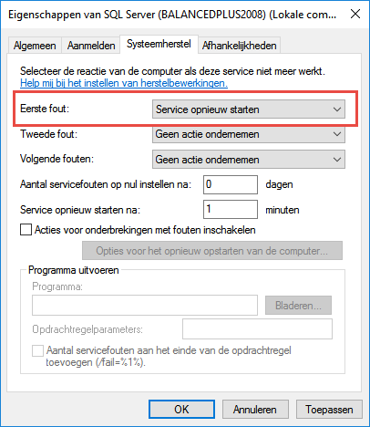 Services - Systeemherstel
