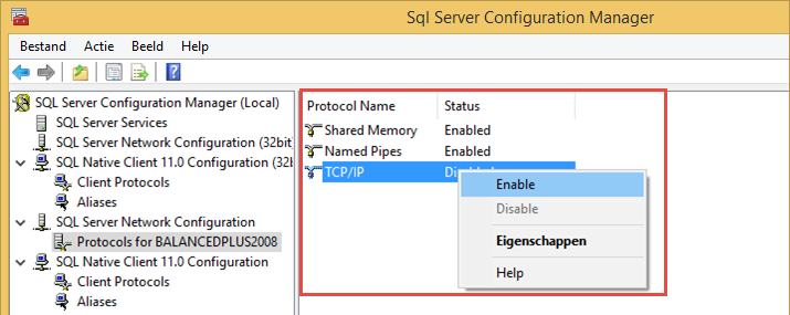 SQL Server Configuratie 1