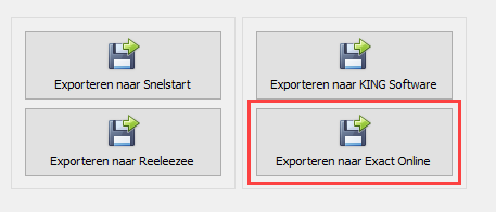 Exact - Exportbestanden aanmaken