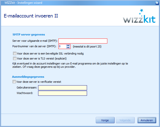 Instellingen - E-mailaccount 2