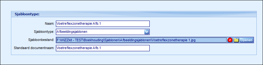 Afbeeldingeditor - Sjabloon maken