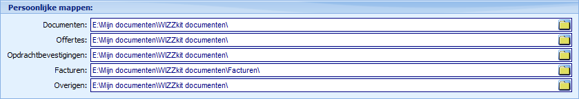 Relaties - persoonlijke mappen