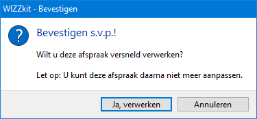 Parkeerbeheer Controle - Versneld verwerken bevestigen