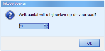 Artikelen - Inkoop aantal bijboeken